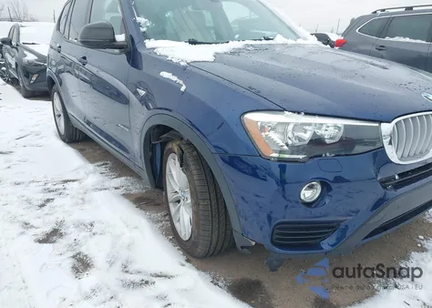 2017 BMW X3 xDrive28I z USA, uszkodzony, nr VIN 5UXWX9C53H0T09778